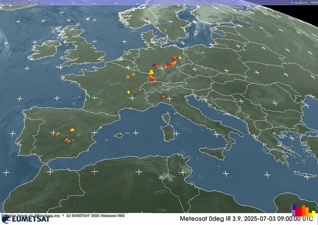 Blixtkarta Infra-Rouge 2025-07-03