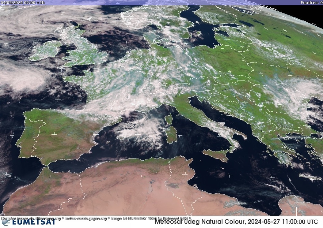 Villámtérkép Sat:Europe Visible 2024-05-04 (Animáció)